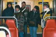 Eine zuk�nftige Staatsanw�ltin beim Schwarzfahren in der Metro...